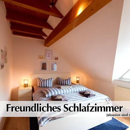Helle 72Qm Maisonette Wohnung Im Herzen Erfurts Mit Kingsize Bett, Smart-Tv, Etc Exterior foto
