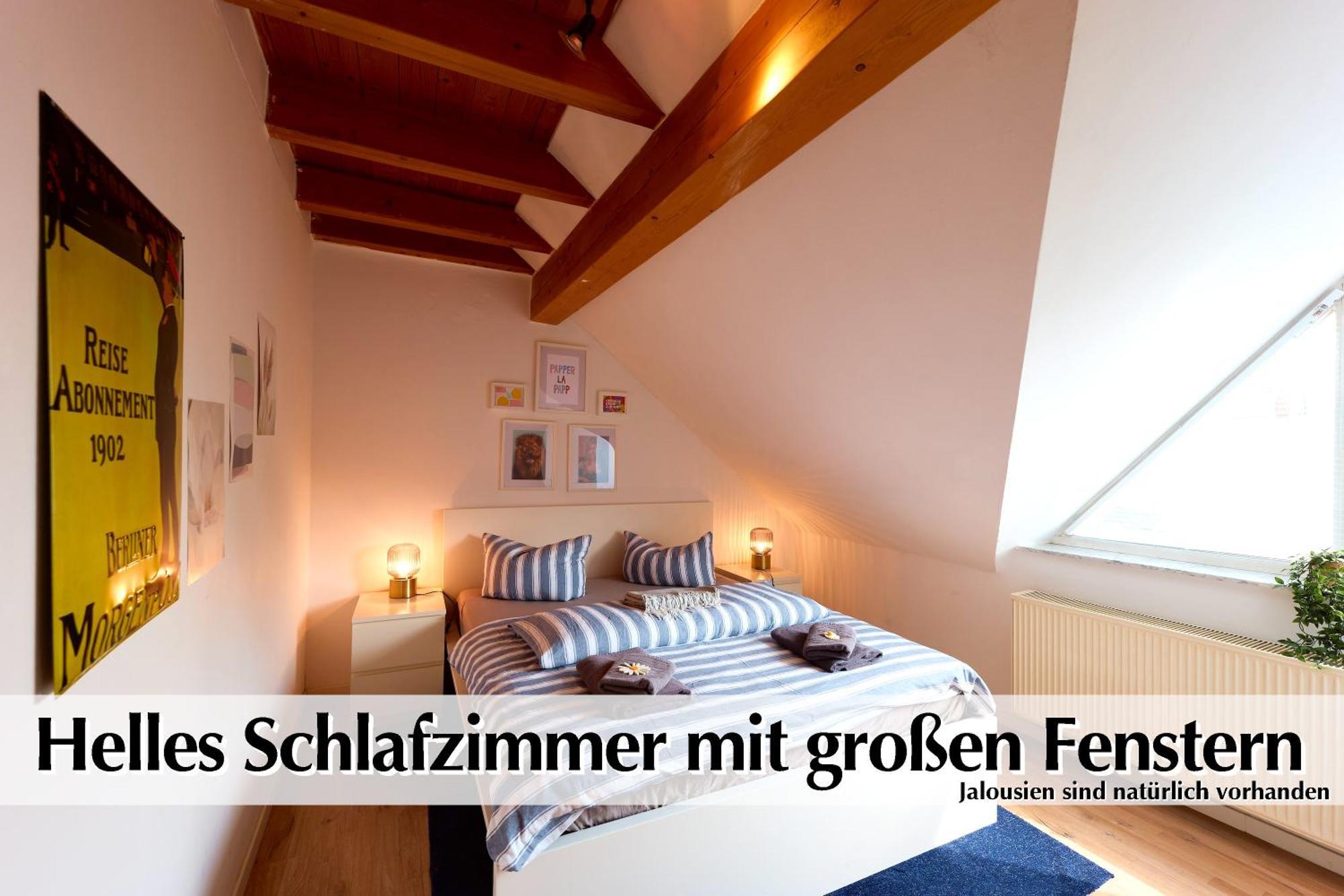 Helle 72qm Maisonette Im Herzen Erfurts Mit Kingsize Bett, Smart-tv, Etc * Erfurt