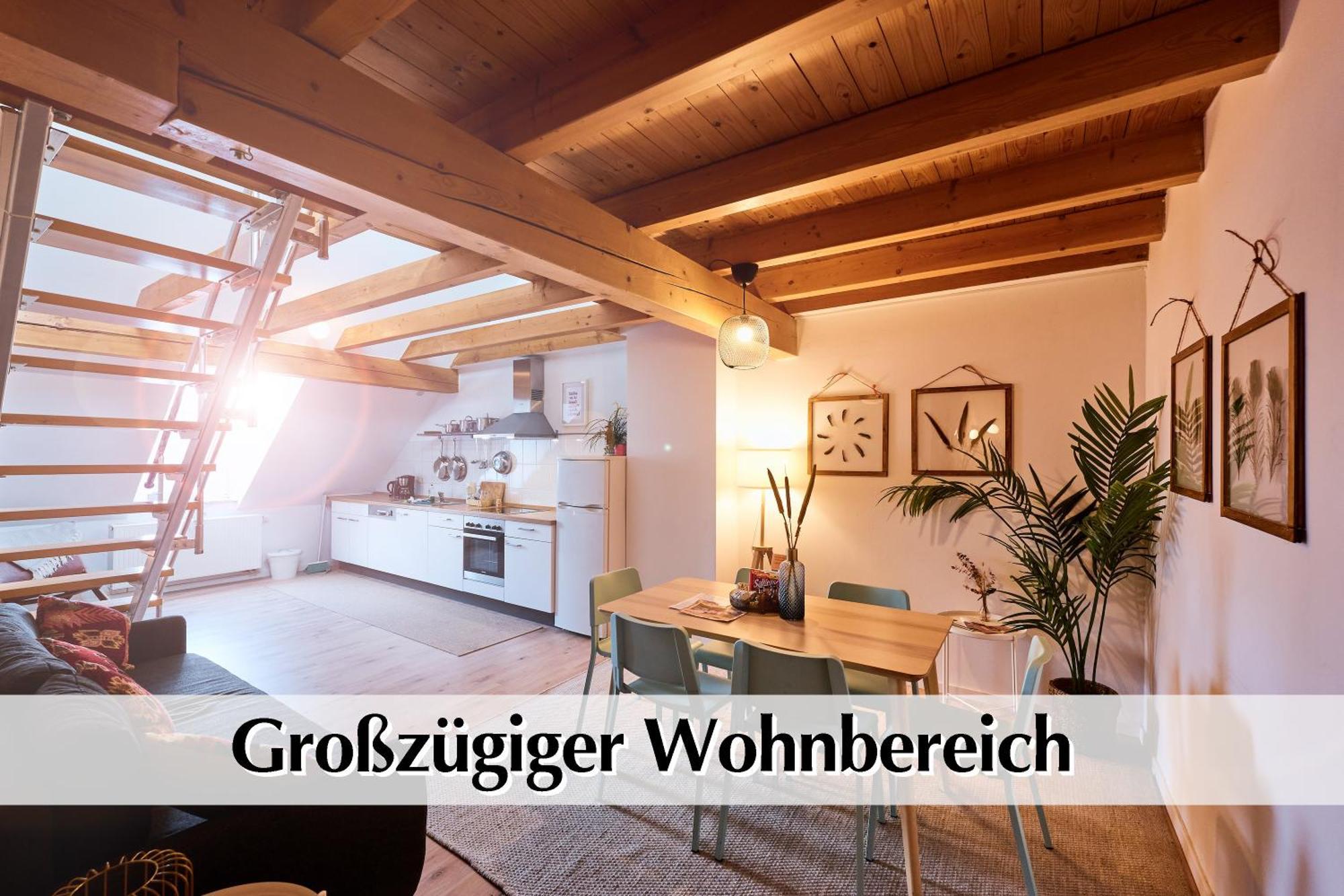 Helle 72qm Maisonette Im Herzen Erfurts Mit Kingsize Bett, Smart-tv, Etc Appartement